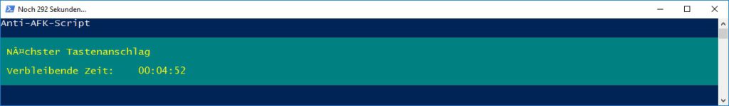 PowerShell Anti-AFK-Script – SP Development